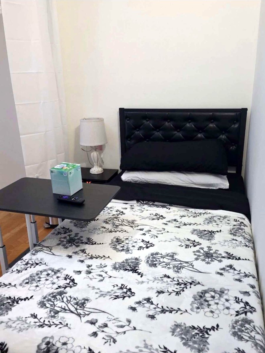 A private room, made up and ready