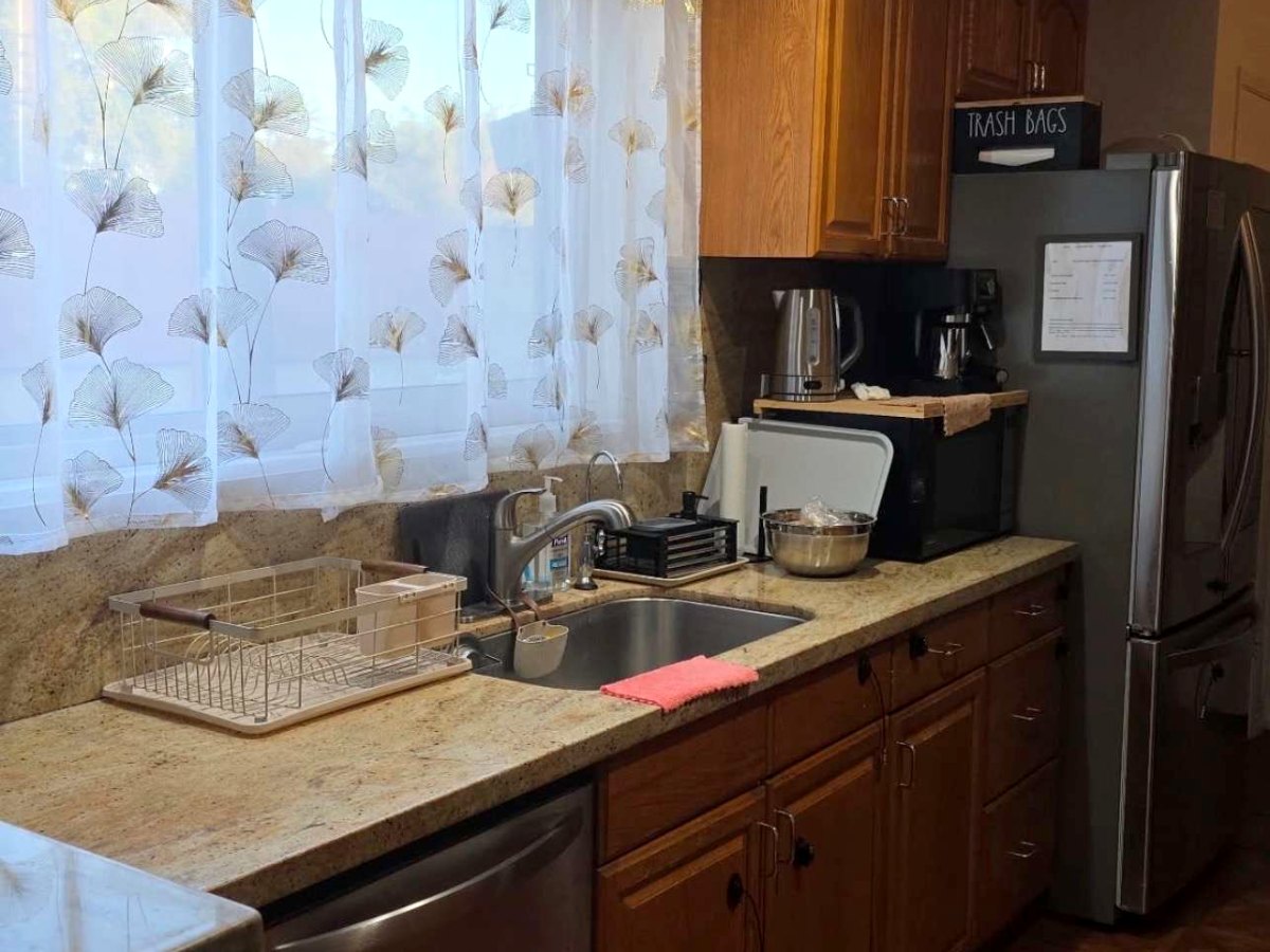 The kitchen at Blessed Home Senior Care, where meals are cooked each day